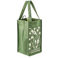 Four Wine Bottle Tote with Sleeves